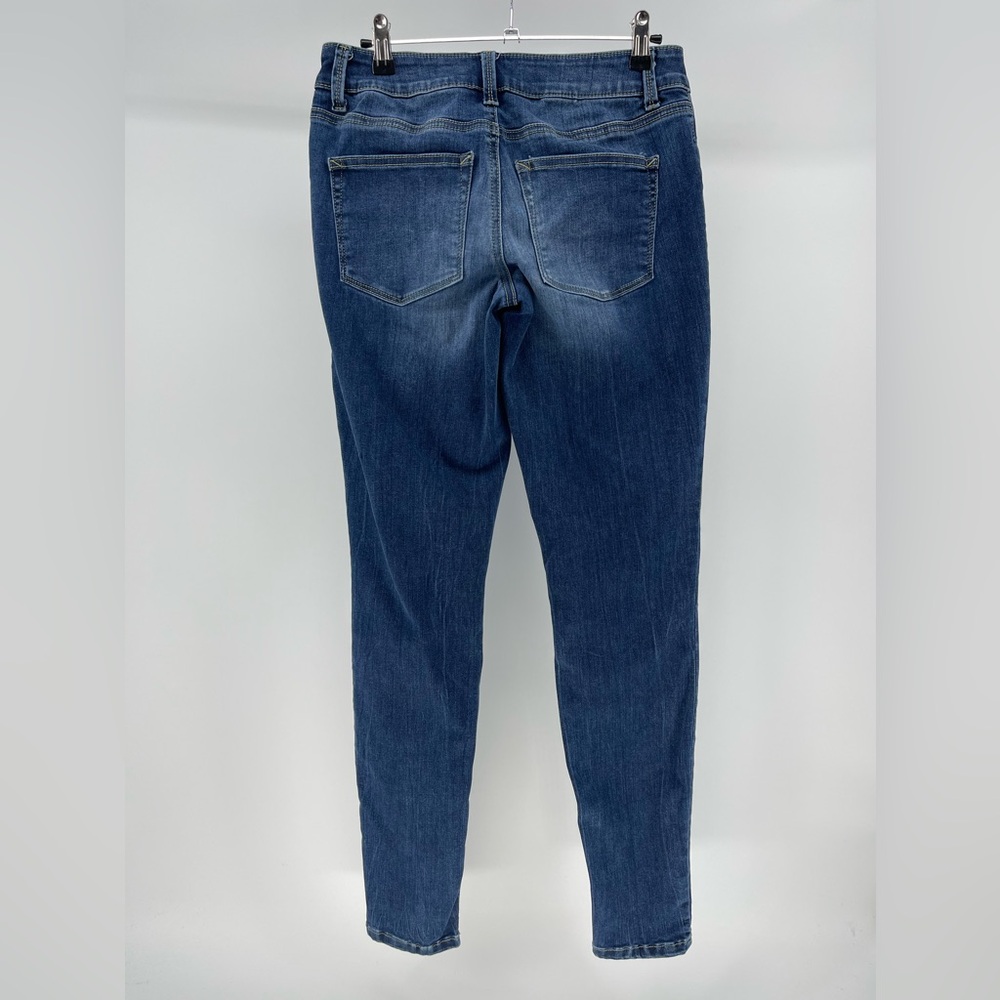 Maurices Medium Wash Skinny Jeans, Soft Stretch Denim, Women's 28/Small Long - Picture 3 of 5